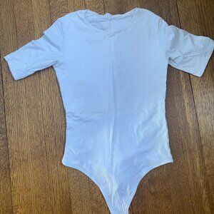 Everlane white bodysuit, size small